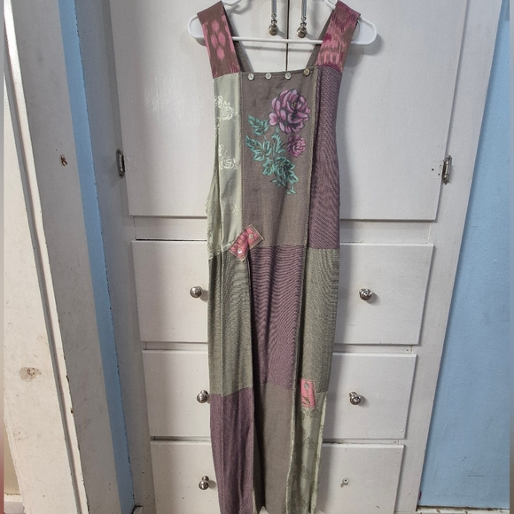 Faith Dresses & Skirts - Vintage Y2K Faith by Celia Forrester Medium Artsy Boho Maxi Dress Patchwork